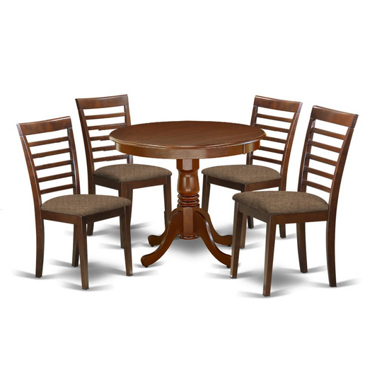 Dining Room Set Mahogany, ANML5-MAH-C