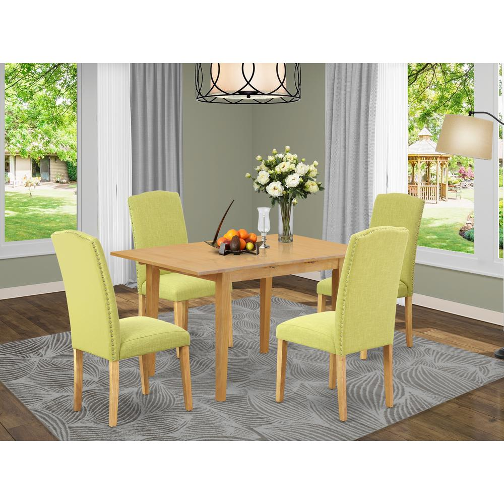 Dining Room Set Oak, AVEN5-OAK-07