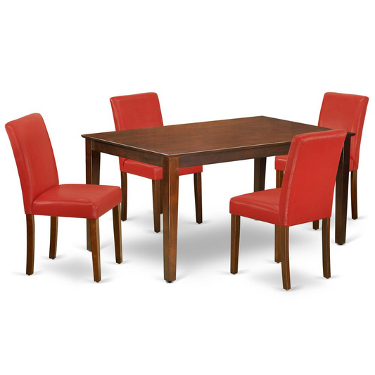 Dining Room Set Mahogany, CAAB5-MAH-72