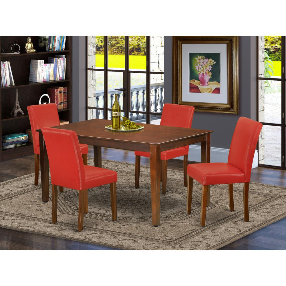 Dining Room Set Mahogany, CAAB5-MAH-72