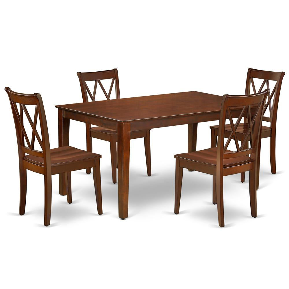 Dining Room Set Mahogany, CACL5-MAH-W