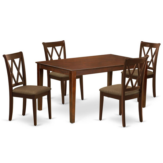 Dining Room Set Mahogany, CACL5-MAH-C