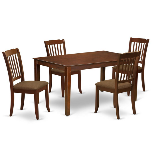 Dining Room Set Mahogany, CADA5-MAH-C