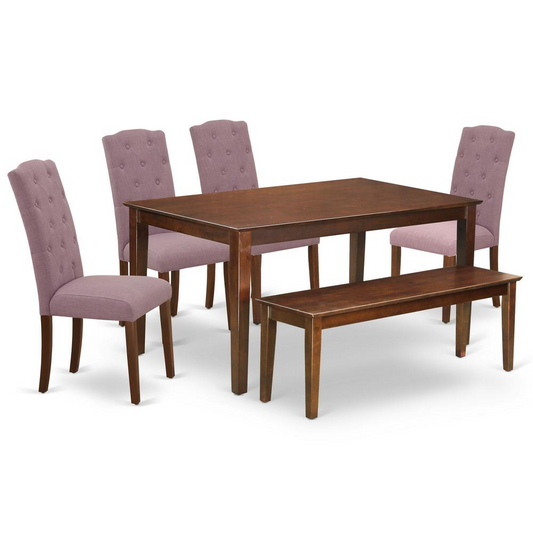 Dining Room Set Mahogany, CACE6-MAH-10