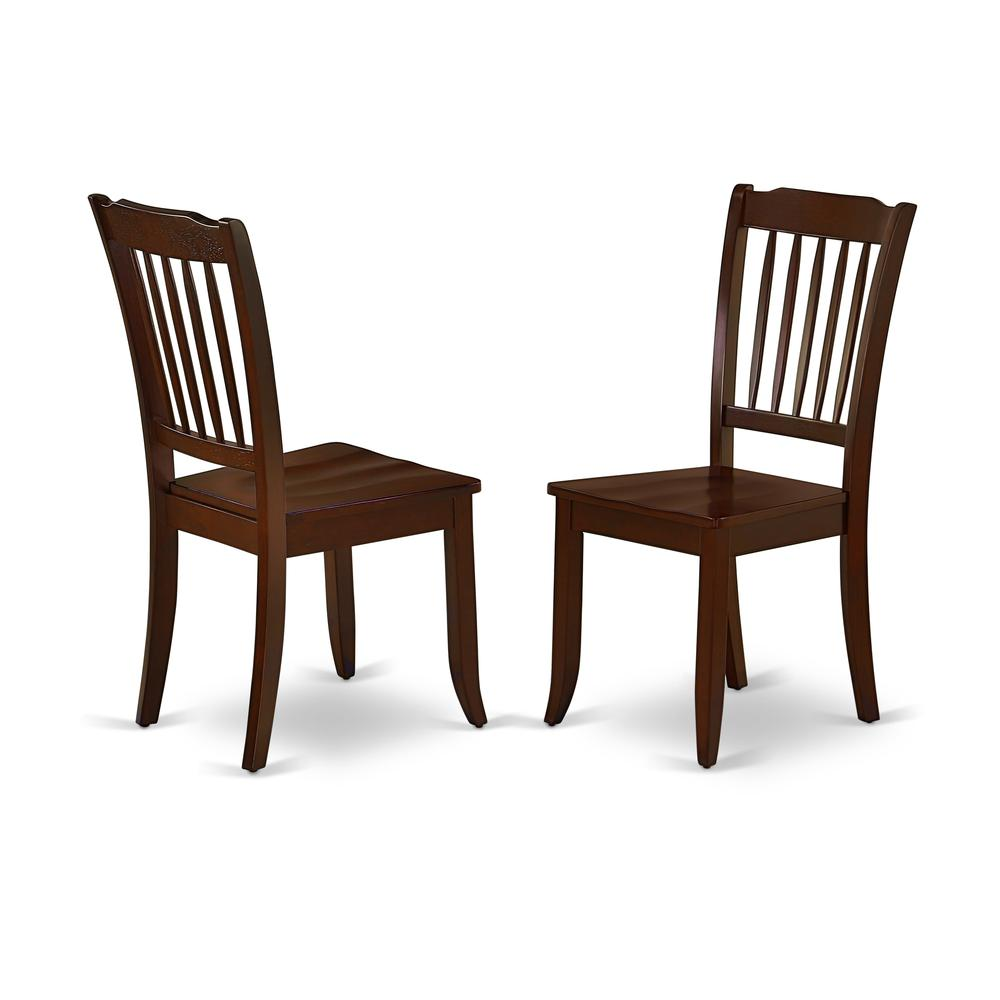 Dining Room Set Mahogany, CADA7-MAH-W