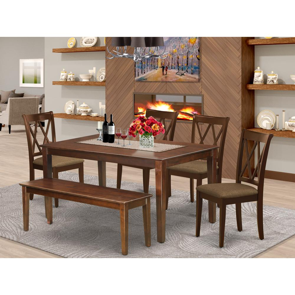 Dining Room Set Mahogany, CACL6-MAH-C