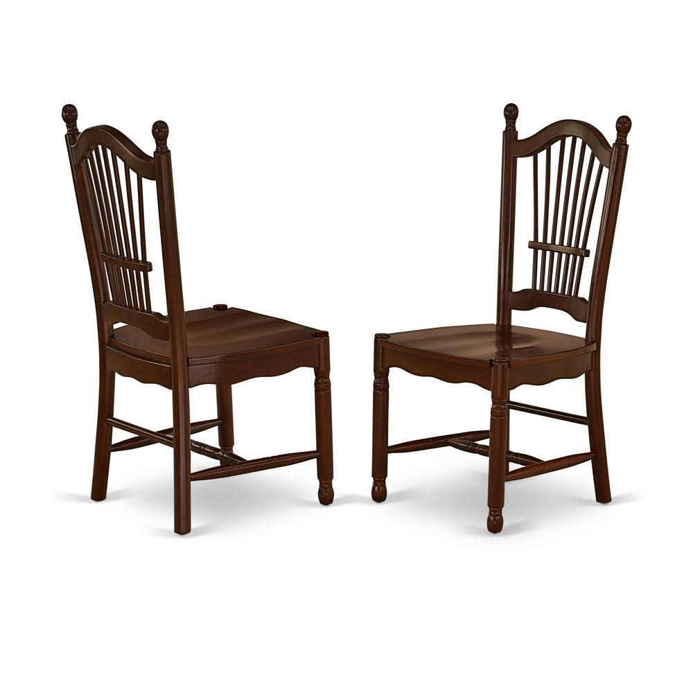 Dining Room Set Mahogany, CADO7-MAH-W