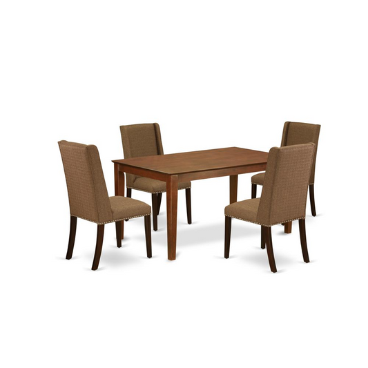 Dining Room Set Mahogany, CAFL5-MAH-18