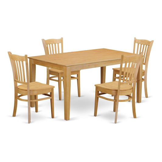 5  Pc  Dining  room  set  for  4  -  Dining  Table  and  4  Dining  Chairs