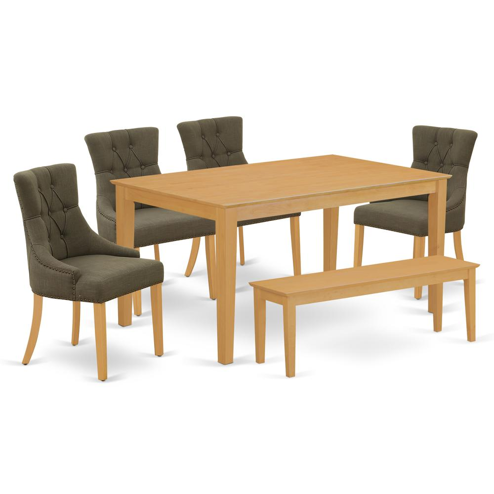 Dining Room Set Oak, CAFR6-OAK-20