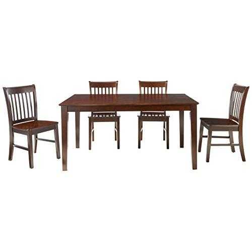 5  PC  Dining  set-Dining  Table  with  4  Kitchen  Dining  Chairs