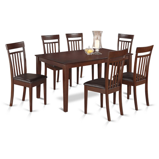 7  PC  Dining  room  set-  Dinette  Table  and  6  Dining  Chairs