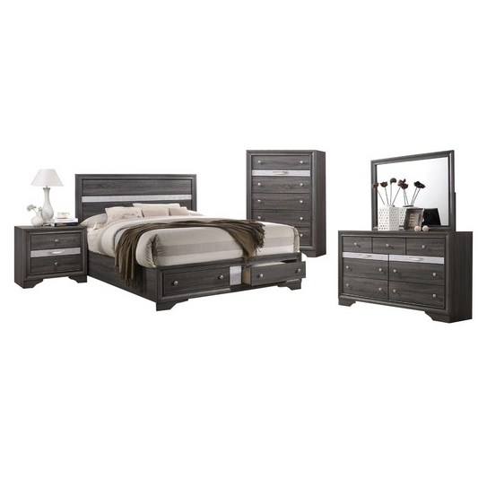 David Gray 5pc Bed Set - Eastern King