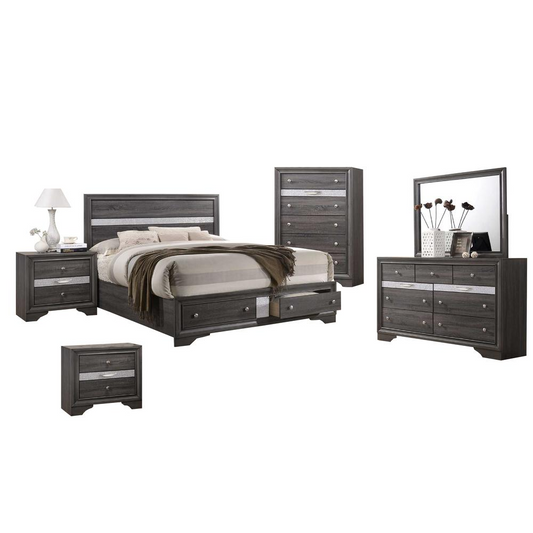 David Gray 6pc Bed Set - Eastern King