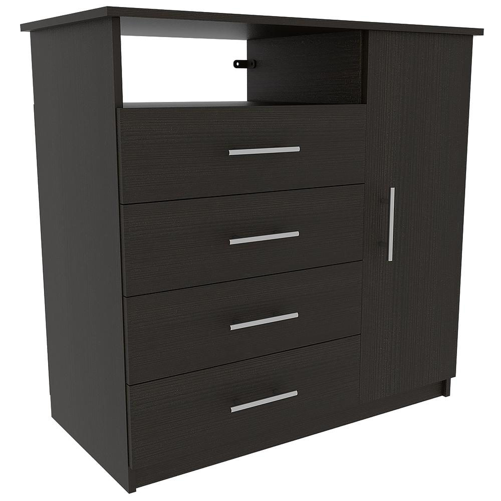 Rioja  4 Drawer Dresser Black Wengue