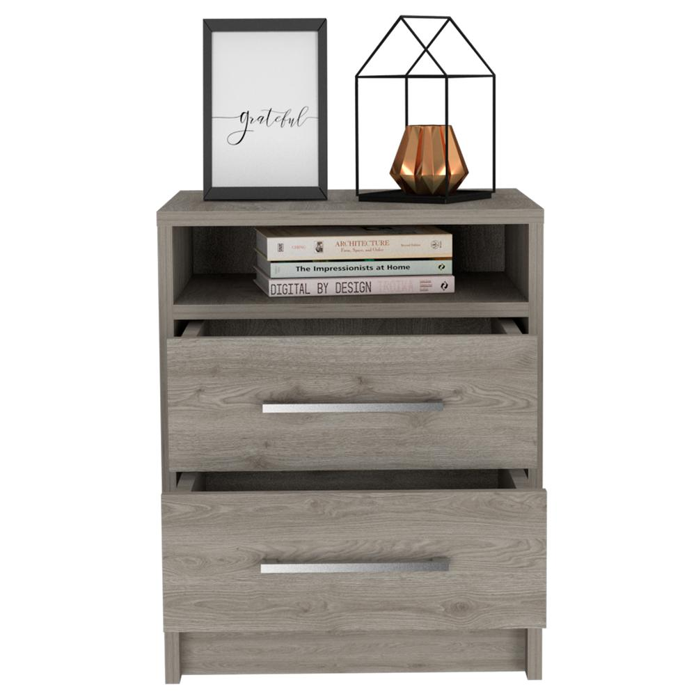 Leyva Night Stand Light Gray