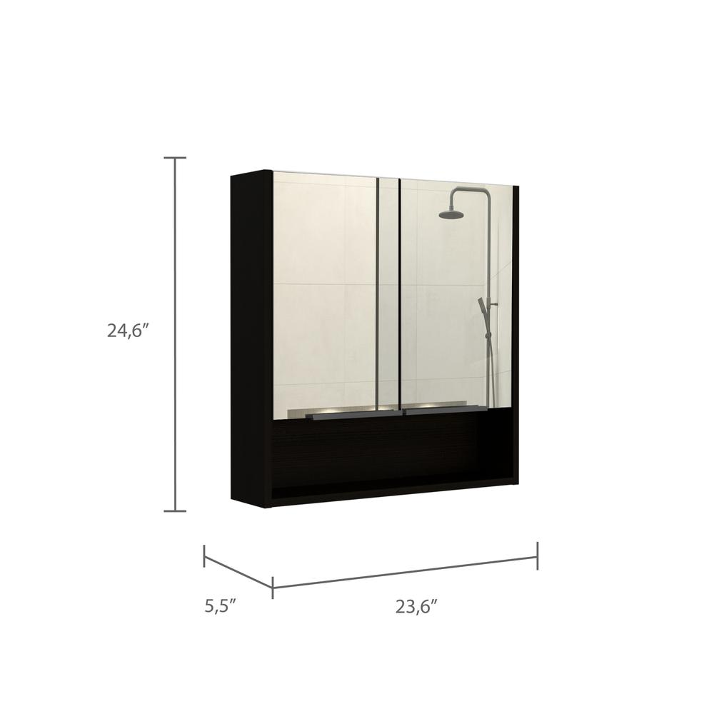 Tatacoa Mirror Cabinet Black Wengue