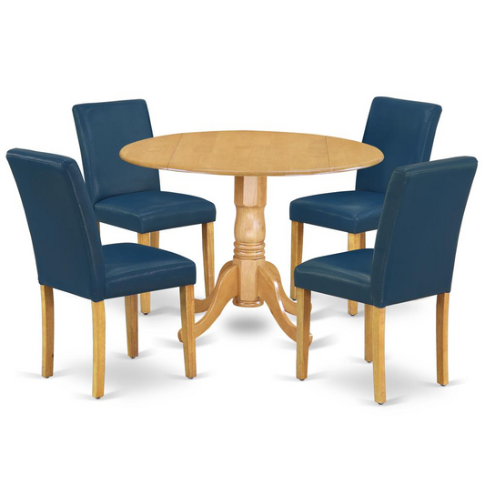 Dining Room Set Oak, DLAB5-OAK-55