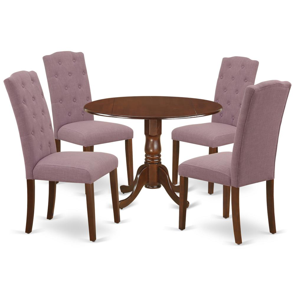 Dining Room Set Mahogany, DLCE5-MAH-10