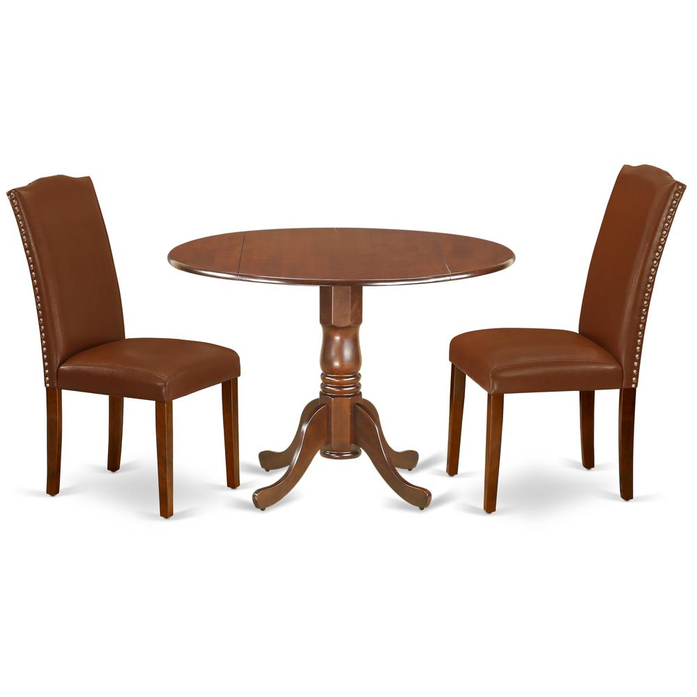 Dining Room Set Mahogany, DLEN3-MAH-66