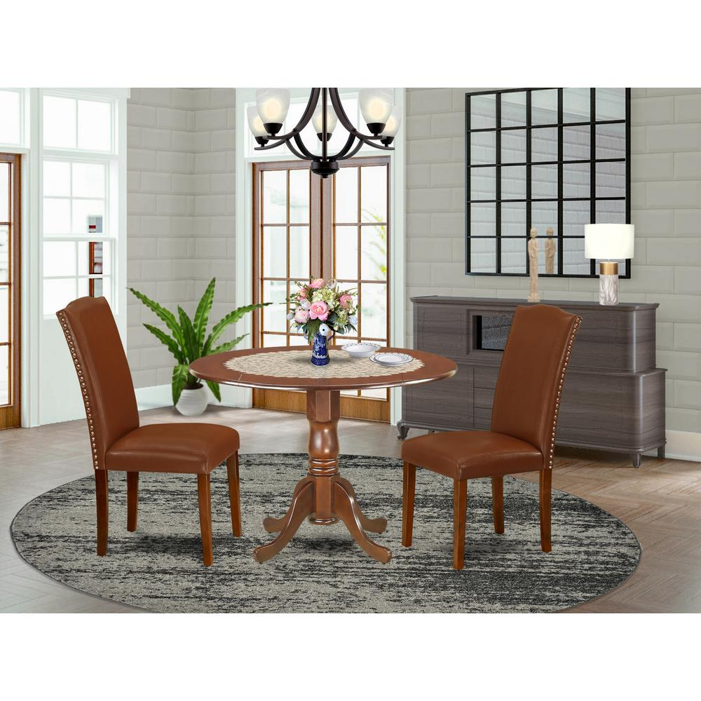 Dining Room Set Mahogany, DLEN3-MAH-66