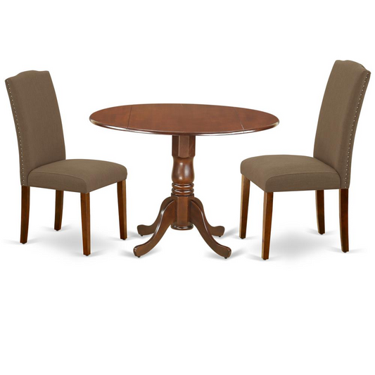 Dining Room Set Mahogany, DLEN3-MAH-18