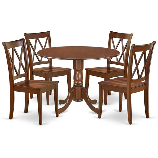 Dining Room Set Mahogany, DLCL5-MAH-W