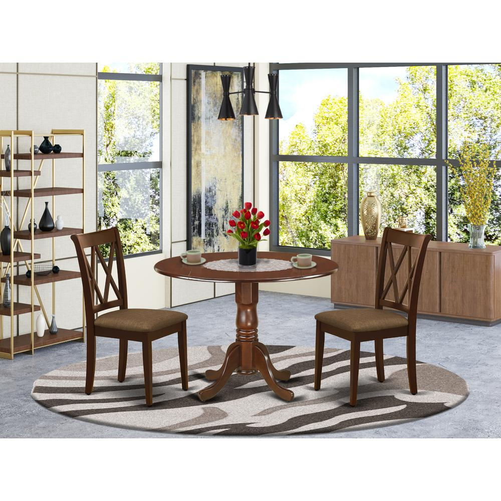 Dining Room Set Mahogany, DLCL3-MAH-C