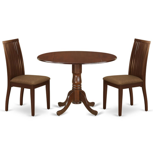 Dining Room Set Mahogany, DLIP3-MAH-C