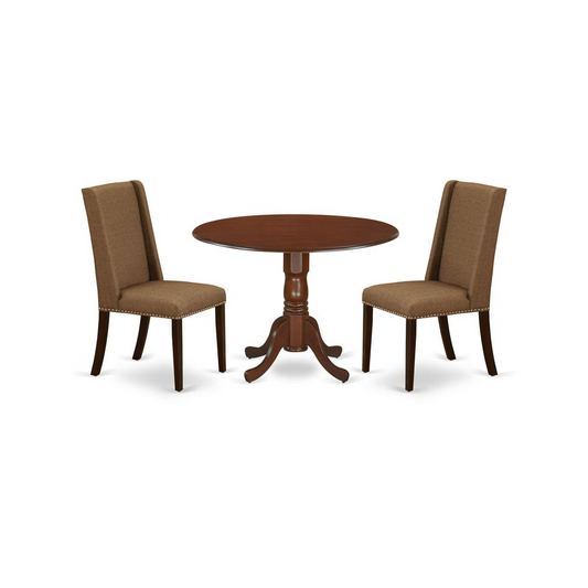 Dining Room Set Mahogany, DLFL3-MAH-18