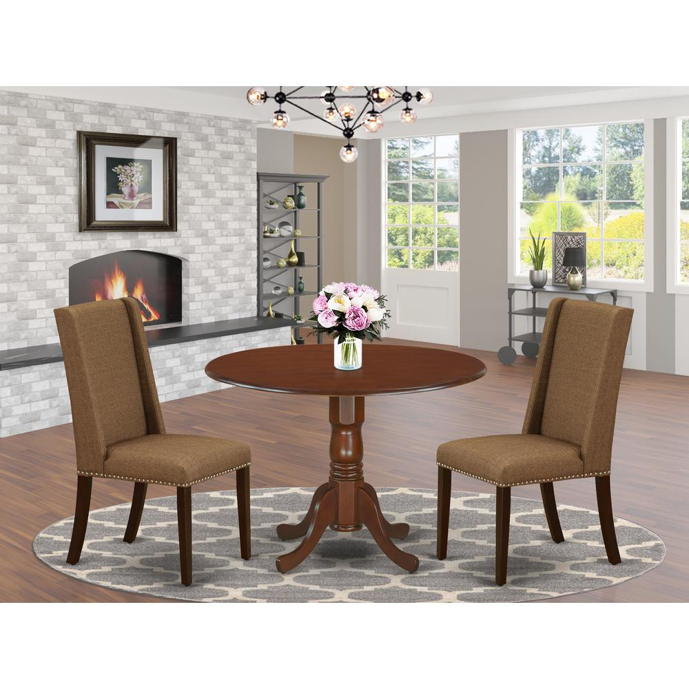 Dining Room Set Mahogany, DLFL3-MAH-18