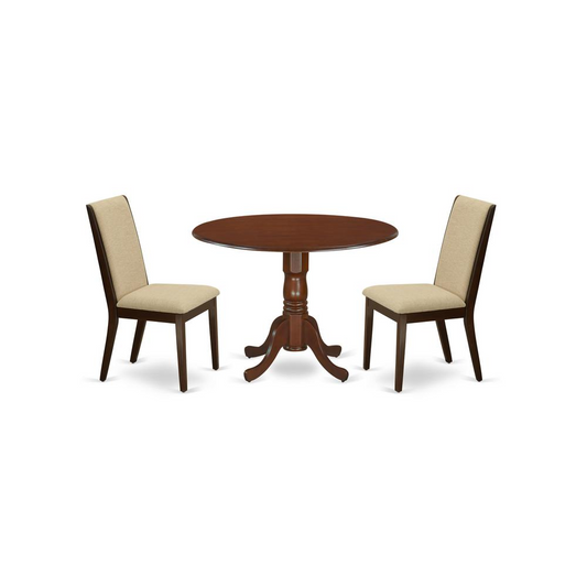 Dining Room Set Mahogany, DLLA3-MAH-04