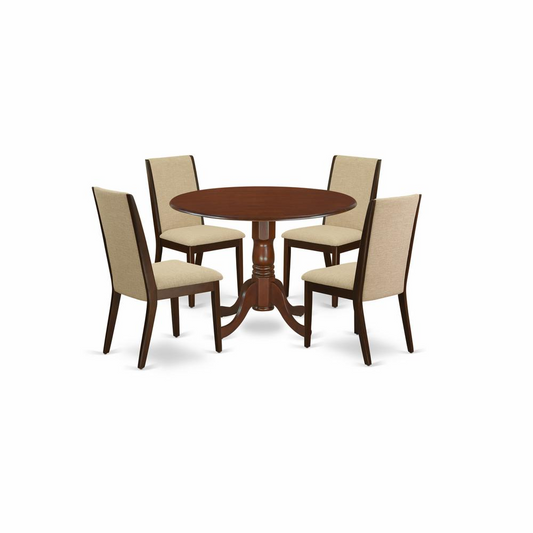 Dining Room Set Mahogany, DLLA5-MAH-04