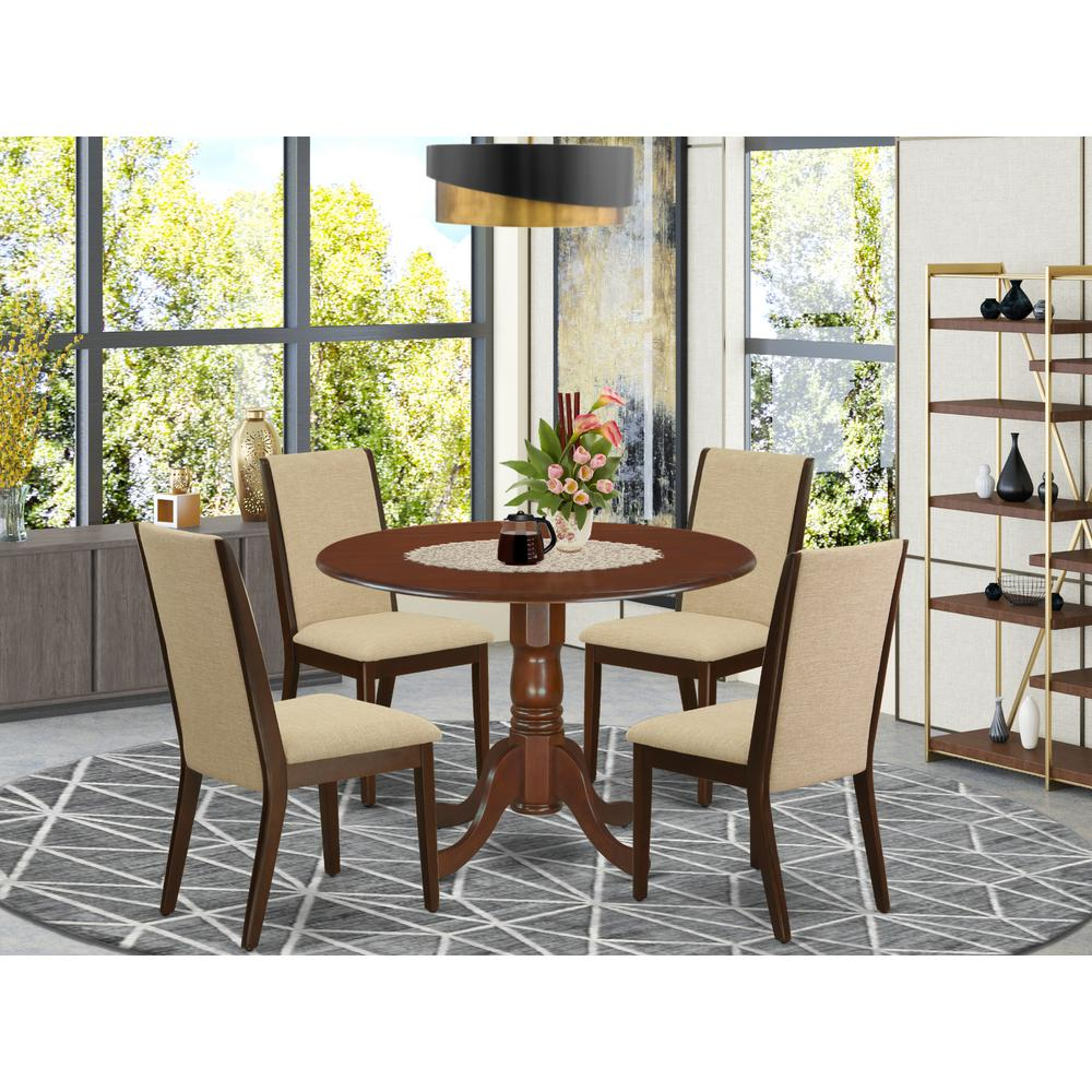 Dining Room Set Mahogany, DLLA5-MAH-04