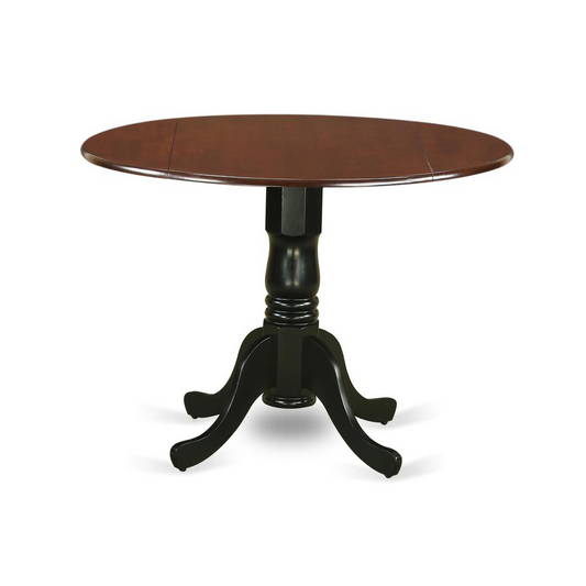 Dining Table Mahogany & Black, DLT-MBK-TP