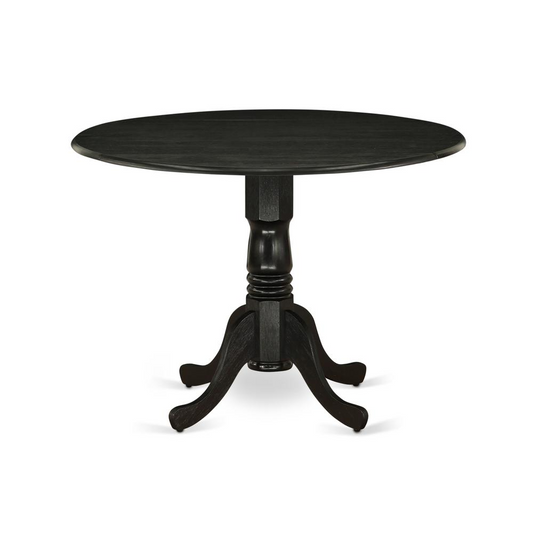 Dining Table Wirebrushed Black, DLT-ABK-TP