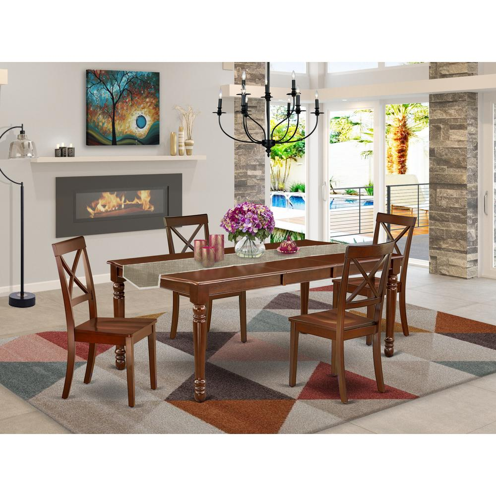 Dining Room Set Mahogany, DOBO5-MAH-W