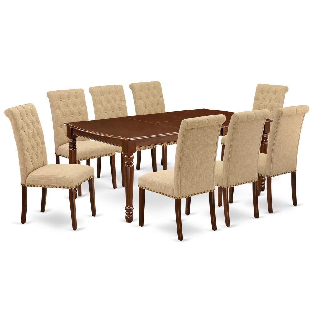 Dining Room Set Mahogany, DOBR9-MAH-04