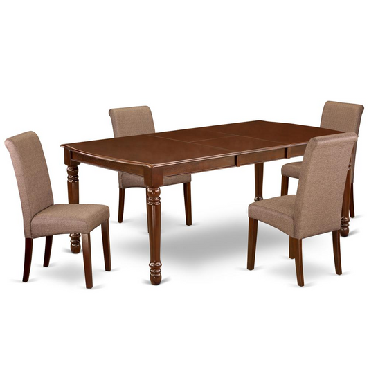 Dining Room Set Mahogany, DOBA5-MAH-18