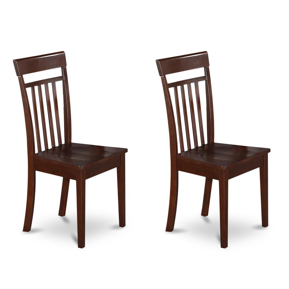 Dining Room Set Mahogany, DOCA5-MAH-W