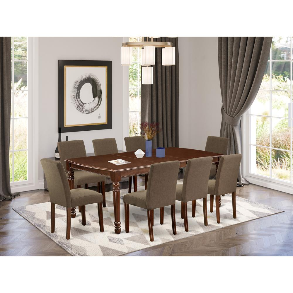 Dining Room Set Mahogany, DOAB9-MAH-18