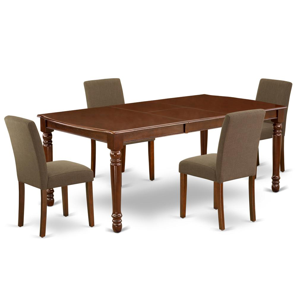 Dining Room Set Mahogany, DOAB5-MAH-18