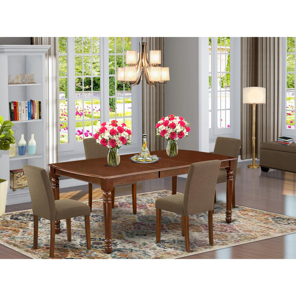 Dining Room Set Mahogany, DOAB5-MAH-18