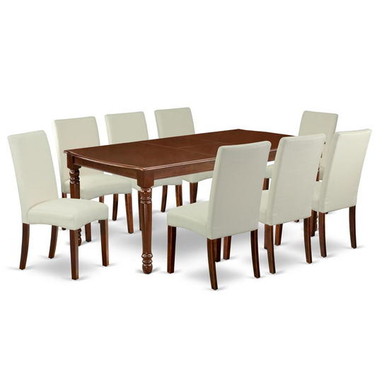 Dining Room Set Mahogany, DODR9-MAH-01