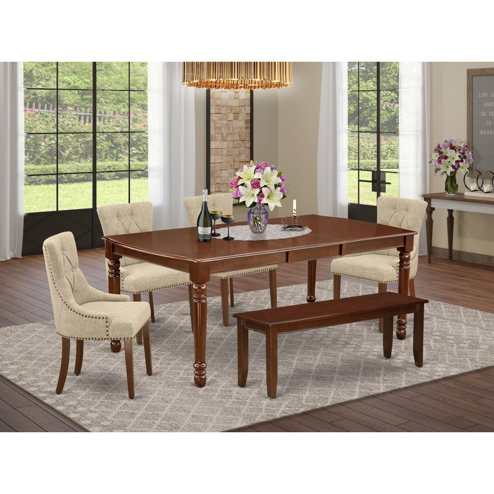 Dining Room Set Mahogany, DOFR6-MAH-05