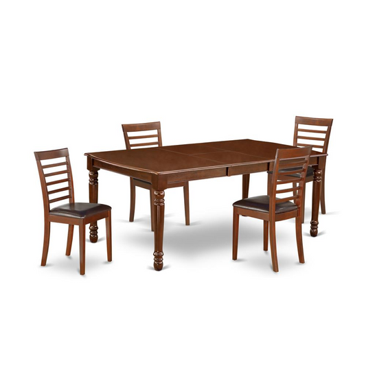 Dining Room Set Mahogany, DOML5-MAH-LC