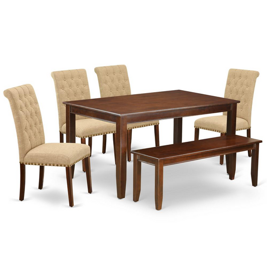 Dining Room Set Mahogany, DUBR6-MAH-04