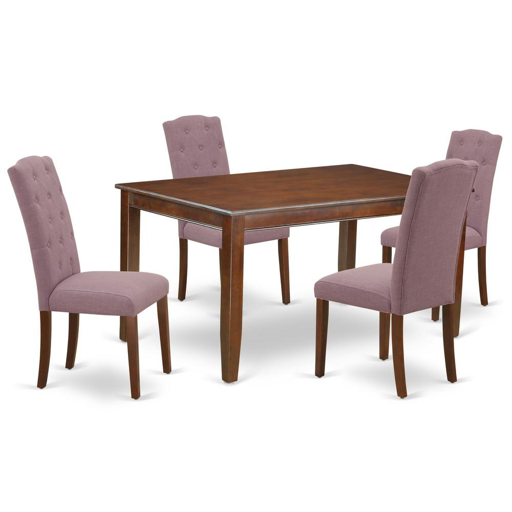 Dining Room Set Mahogany, DUCE5-MAH-10