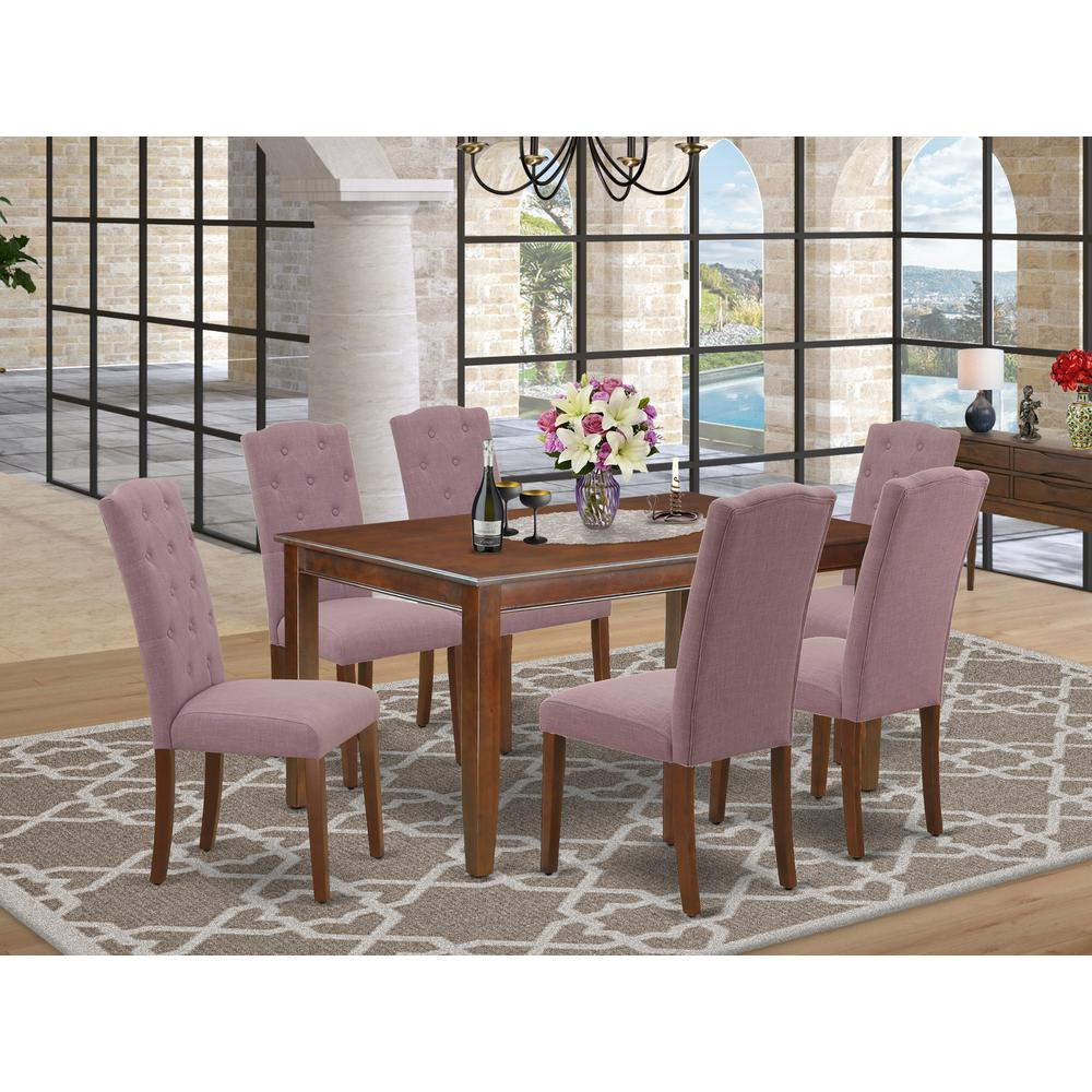 Dining Room Set Mahogany, DUCE7-MAH-10