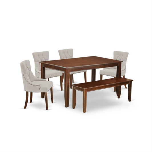 Dining Room Set Mahogany, DUFR6-MAH-05